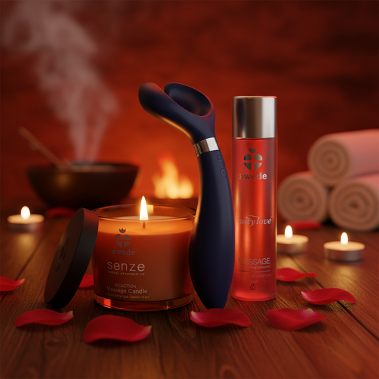 Kit coppia con vibratore - Noche de fuego